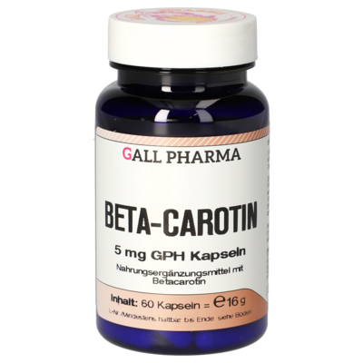Beta Carotene 5 mg GPH Capsules
