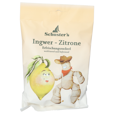 Schuster’s Ingwer-Zitrone Erfrischungszuckerl